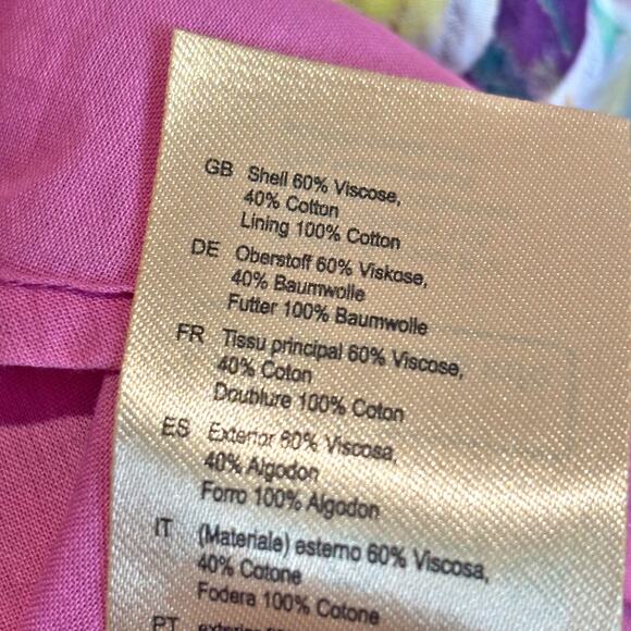 Scotch & Soda Novelty Citrus Print Midi Dress - size 38 (Medium) - Picture 7 of 8